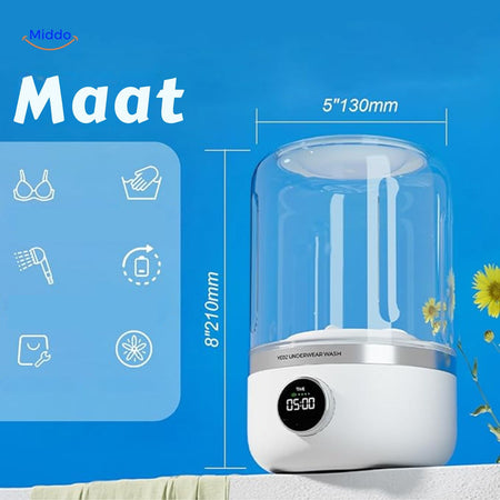 MiniWash Pro compact and elegant design built for portability and everyday use.