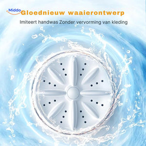MiniWash Pro travel-ready compact washing solution for on-the-go laundry needs.