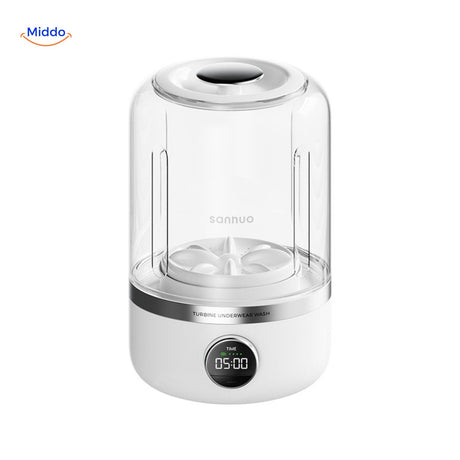 MiniWash Pro turbine washing mechanism with modern engineering for delicate fabrics.