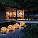 Modern design solar garden lamp lighting contemporary home landscape.
