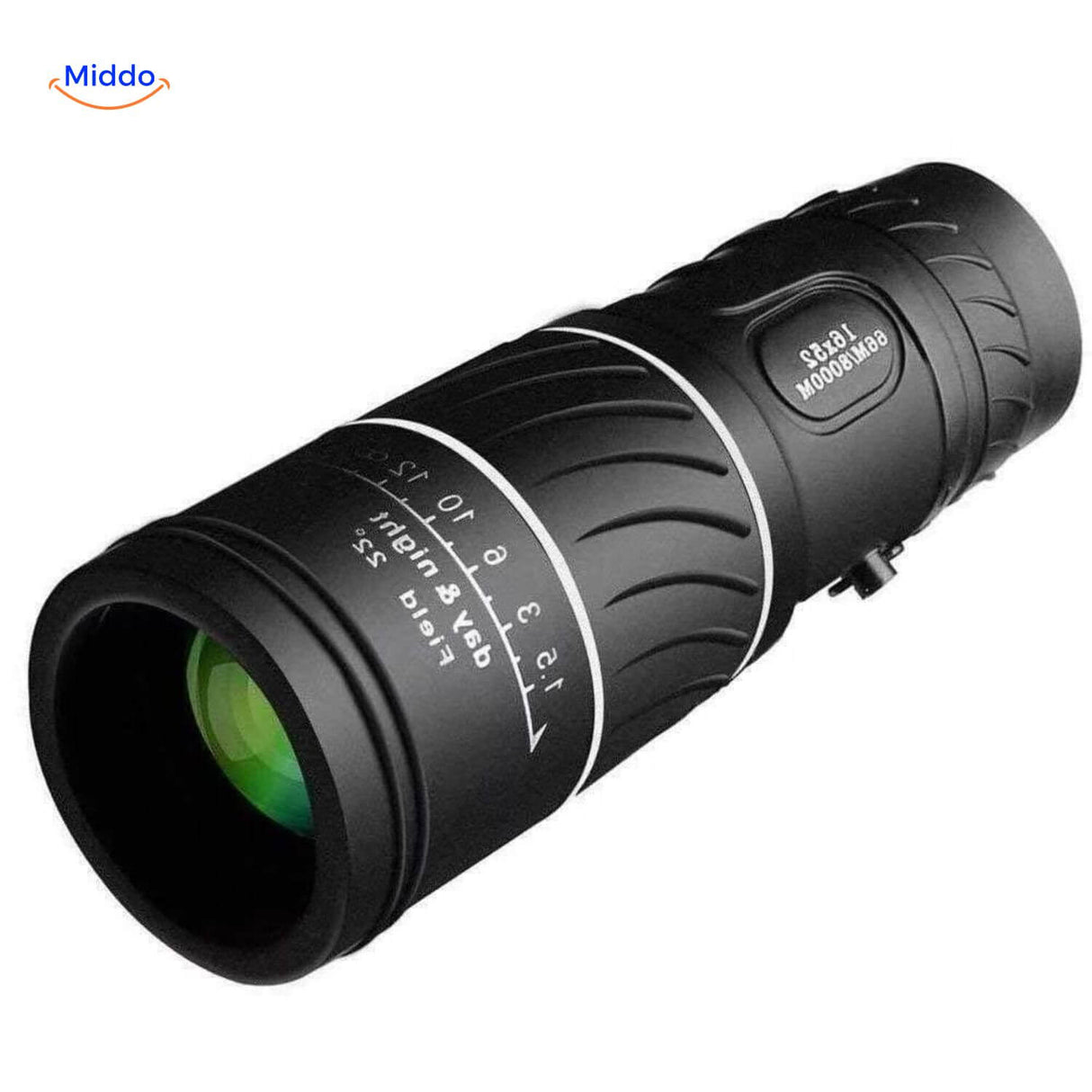 Night vision monocular mounted on tripod for nature and wildlife observation.