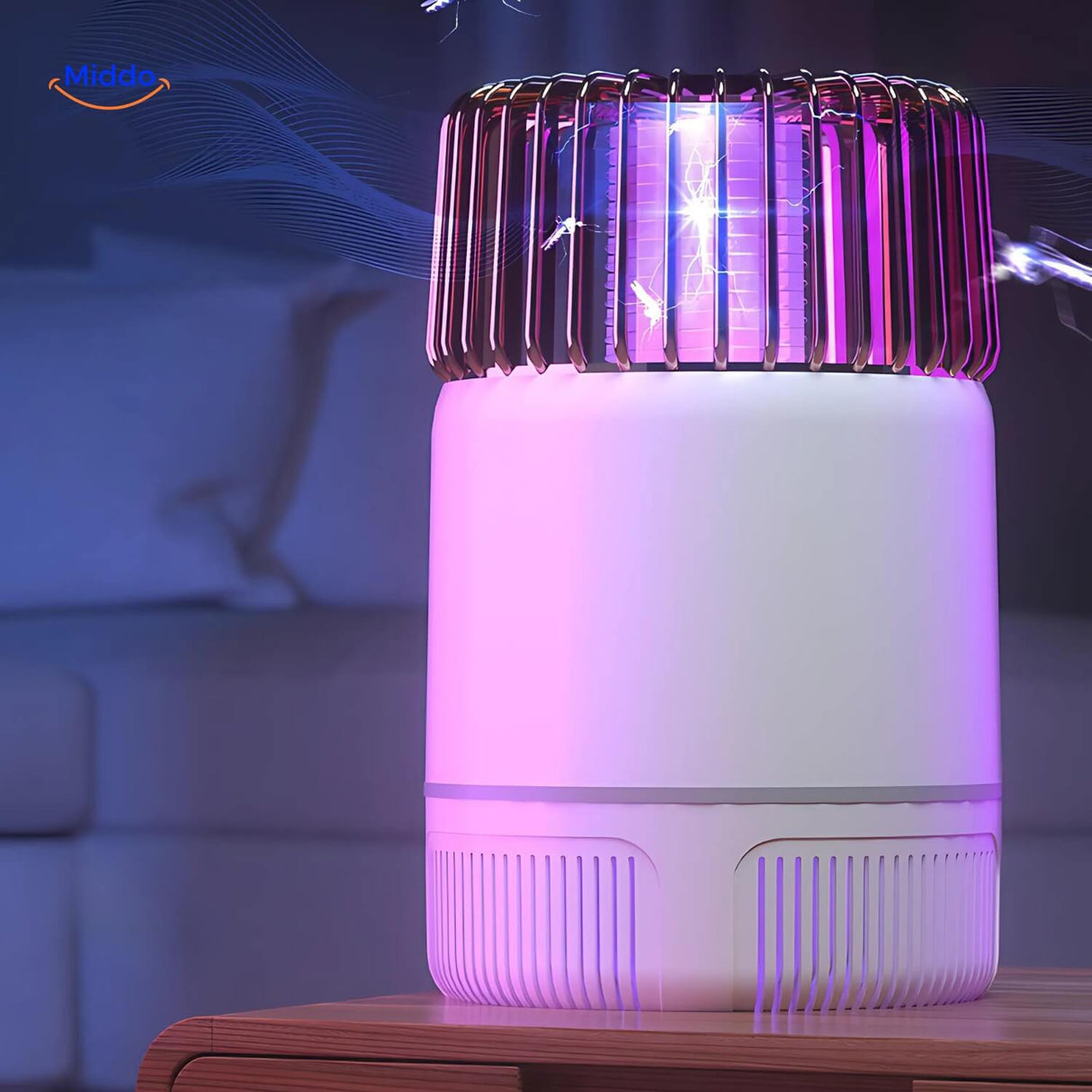Keep your home mosquito-free with BuzzAway electric killer lamp.