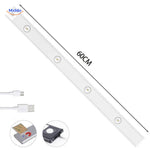 30cm USB LED motion sensor light strip compact size for tight spaces.