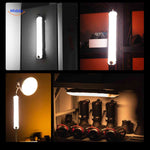 Ulanzi LED lamp with versatile multi-mount system for flexible light positioning.