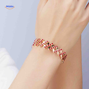 Multicolor wide adjustable ring with crystal rhinestone details.