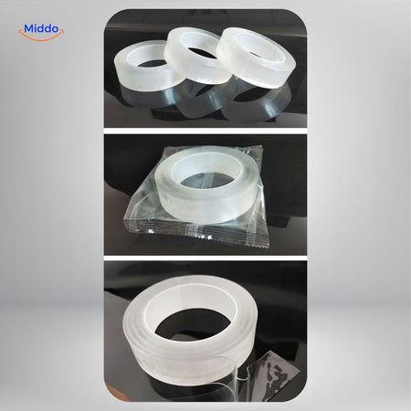 NanoGrip double-sided tape multipack for diverse household applications.