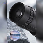 Night vision scope handheld for nature and landscape viewing.