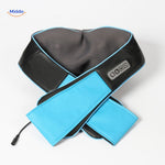 RelaxPro massage device with blue and black dual-color massage band.