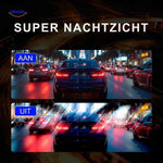 Night vision dashcam delivering clear footage in low-light conditions.