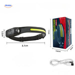 NightRay compact headlamp with precise size specifications