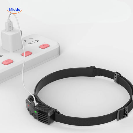NightRay rechargeable design with integrated USB charging port
