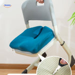 Durable memory foam seat cushion with non-slip base and premium material construction.