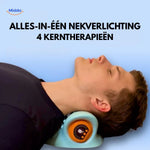 Neck massage pillow designed for optimal curve and ergonomic support.