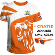 Orange Netherlands fan t-shirt with free matching sunglasses included.