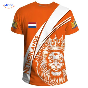 Orange Netherlands T-Shirt | World Cup, F1 & King's Day Fan Gear