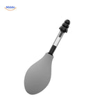 OtoRelief grey design with transparent chamber for ear pressure application.