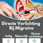 OtoRelief device providing direct migraine relief through ear stimulation.
