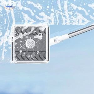Outdoor magnetic window cleaner ready for efficient residential and commercial window cleaning.