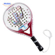 PadelPro carbon fiber padel racket set in Red and White