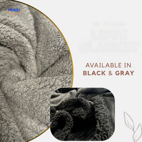 PawGuard waterproof blanket shown in black and gray.