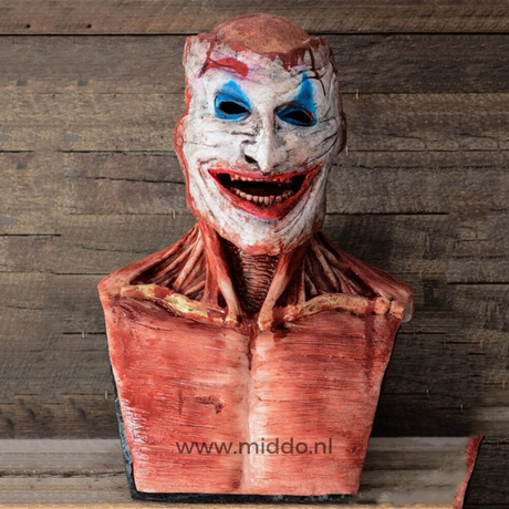 Breathable latex peel-off mask styled on natural wood background display