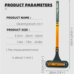 MultiBrush pet hair remover product specifications with detailed measurements.