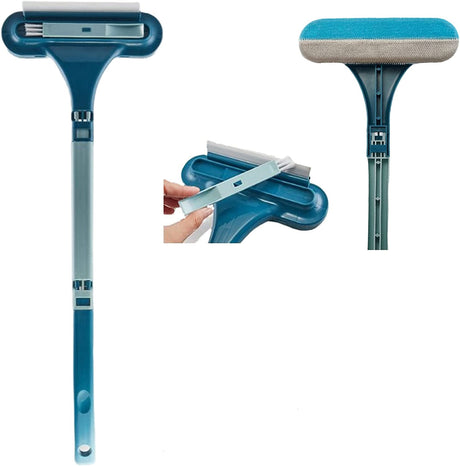 MultiBrush pet hair remover with dual cleaning function for carpets and upholstery.