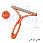 Hairaway pet hair remover in bright orange color option.