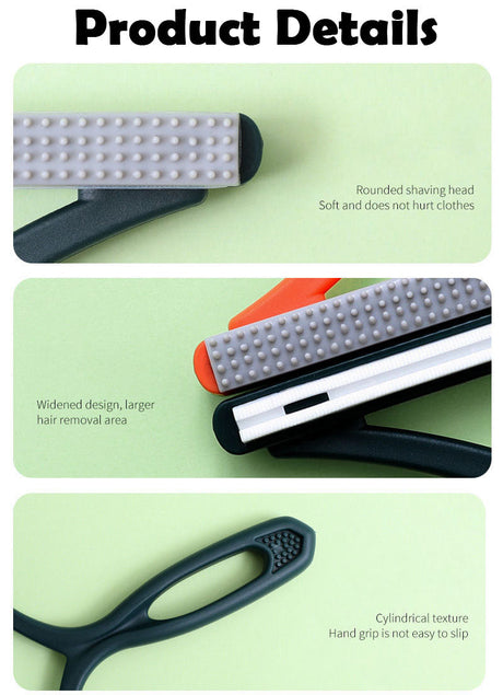 Hairaway pet hair remover detail view showing product construction and features.