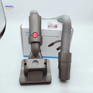 Pet hair suction brush kit for quick fur removal.
