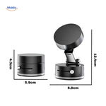 Phone holder size specifications showing compact portable dimensions.