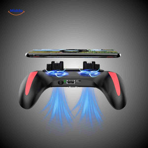 GameFlex H10 gaming controller with ventilator cooling system and secure phone mount.