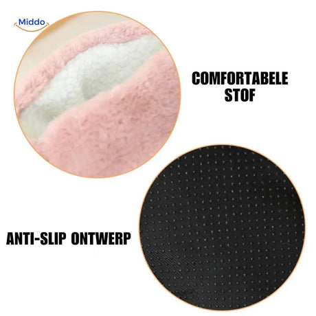 Pink waterproof heated foot warmer designed for protection and warmth.