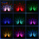 Pink and white color-changing wall lamp perfect for mood lighting.