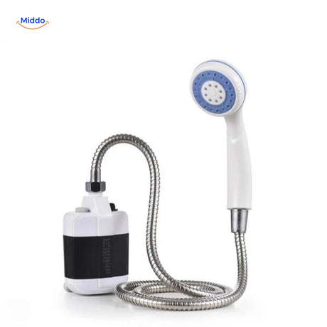 AquaCharge portable electric shower built with high-quality durable materials for long-lasting use.