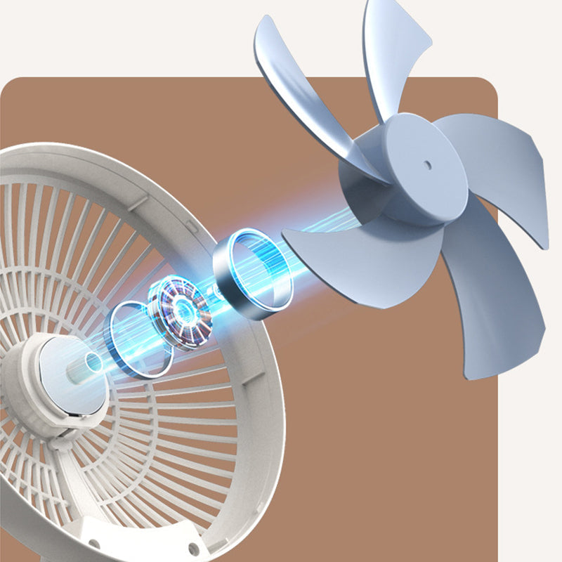 Portable fan components and removable parts for easy maintenance cleaning.