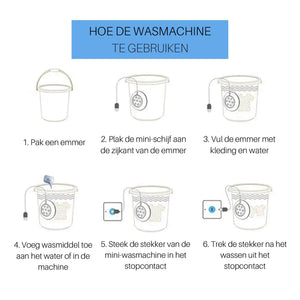 EasyWash mini washer instructions and user manual guide.