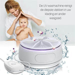 EasyWash mini washer UV cleaning technology for sanitization.
