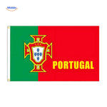 Portugal national football federation flag for international team supporters.