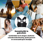 Multiple people demonstrating different ways to wear the posture corrector for varied body types and needs.