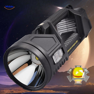 PowerBeam LED searchlight built for extreme outdoor adventures and tough conditions.