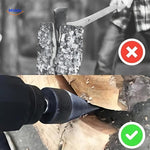 PowerSplit wood splitter with ergonomic grip design for comfortable and safe operation.