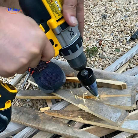 Heavy-duty wood splitting drill bit built for durability and reliable long-term performance.