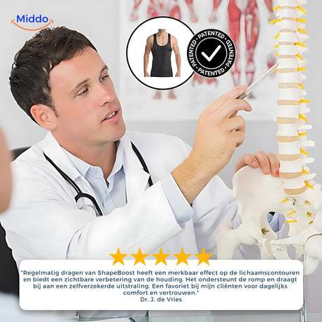 Expert review of ShapeBoost PowerVest 2.0 compression vest for posture correction.