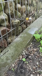 Steel tongue drum rain music experience demonstrating sound in nature.