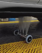 Precision-angle adjustable nozzle delivers targeted 4000 PSI water spray.