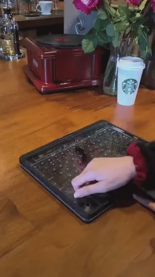 Waterproof washable keyboard case with transparent protective cover.