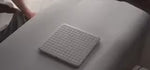 LED matrix game board with clean minimalist white design and interface.