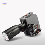 Ergonomic handle design on the side of PrintPro Ink for comfortable one-handed printing.