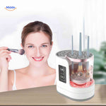 Versatile brush cleaner suitable for professional makeup artists and everyday home use.